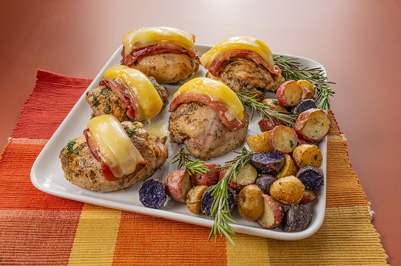 Easy Cordon Bleu Thighs