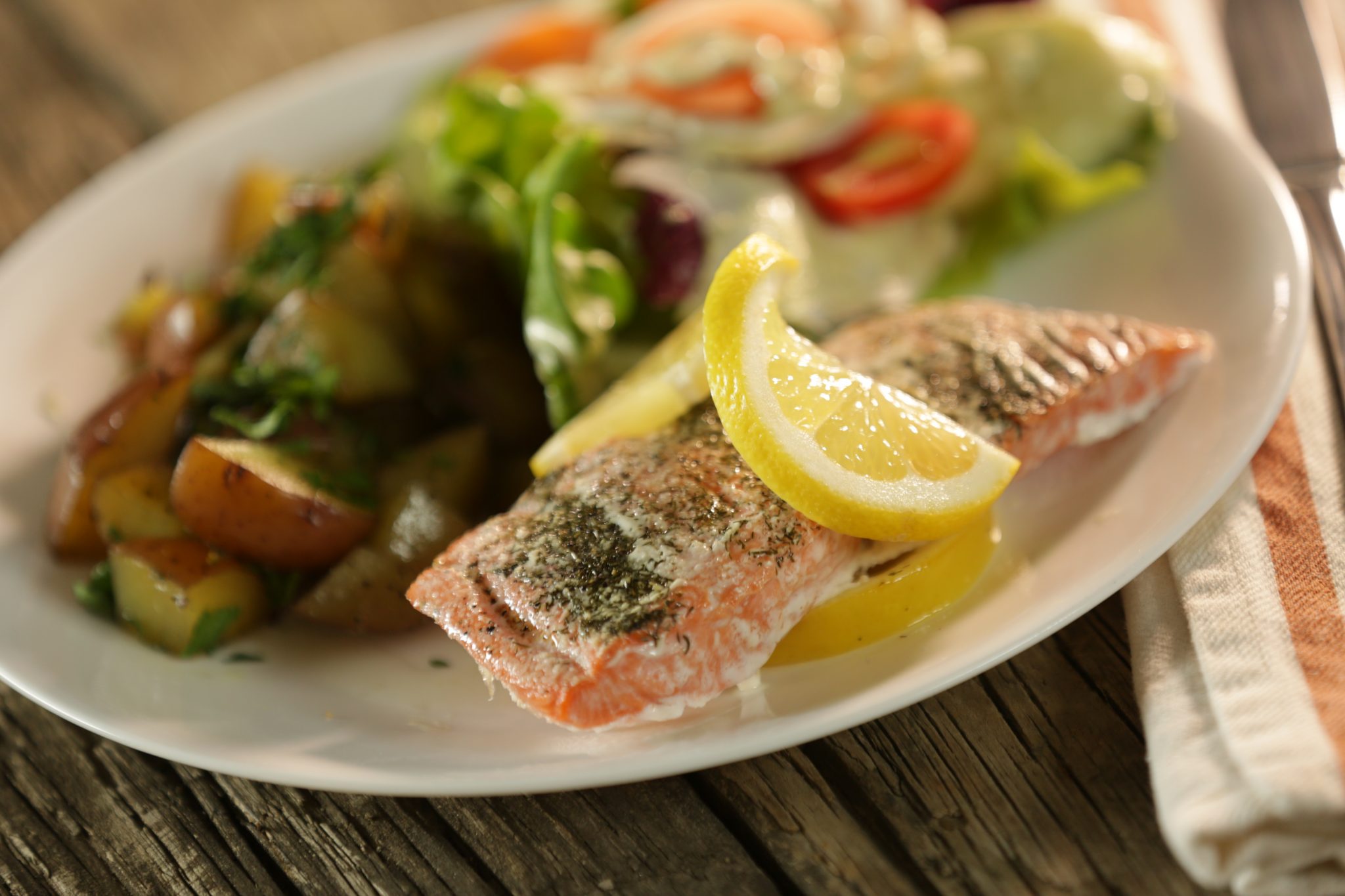 Herbed Salmon wrapped in Parchment