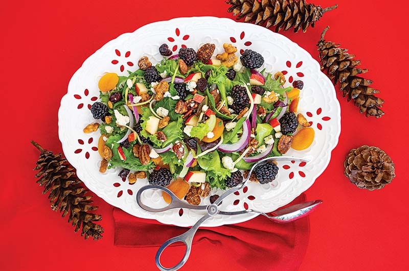 Winter Crisp Salad with Maple Vinaigrette