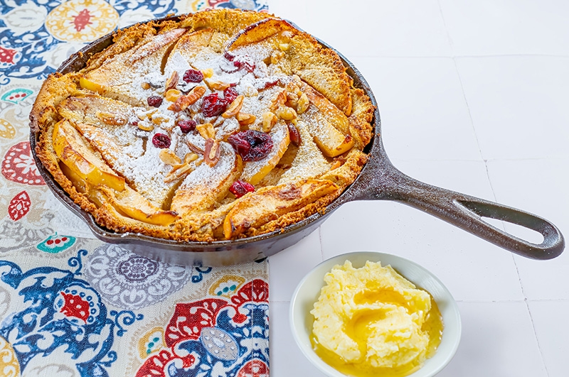Chai Spice Apple Dutch Baby