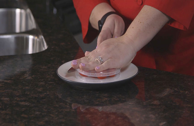 Quick Tip: Easily Slice Tomatoes Or Grapes
