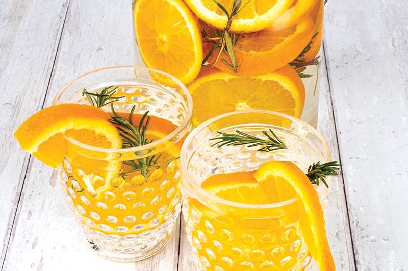 Orange Rosemary Tonic Water