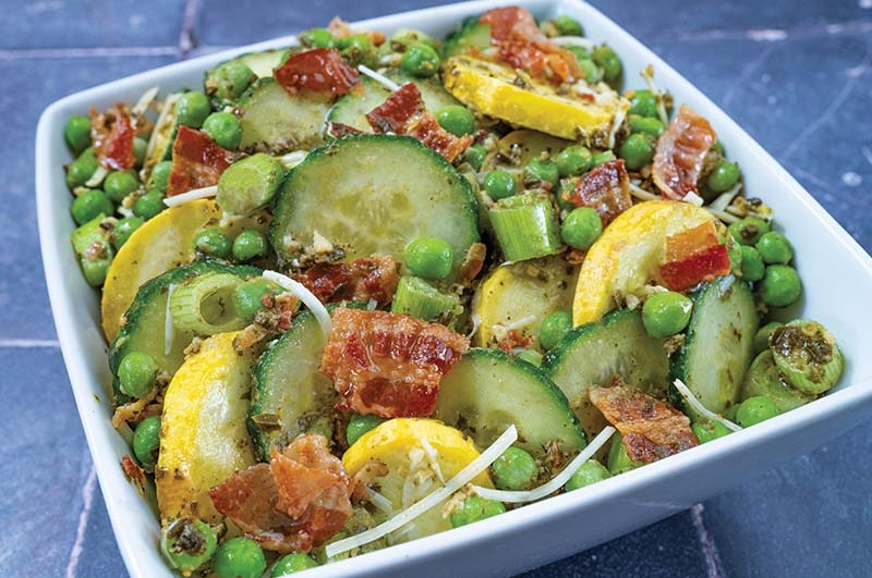 Squash and Cucumber Salad