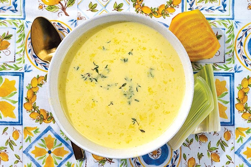 Golden Vichyssoise Soup
