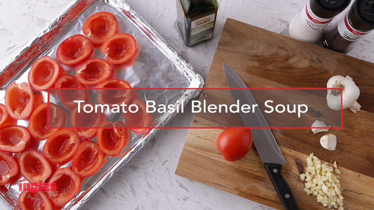 Tomato Basil Blender Soup