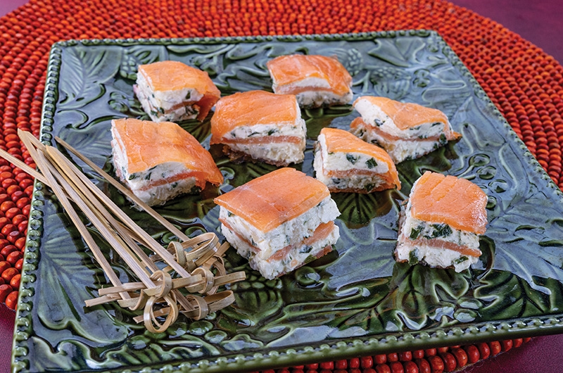 Smoked Salmon Stacks