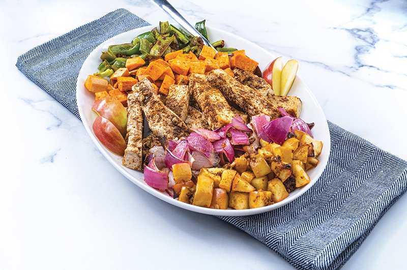 Sheet Pan Jamaican Jerk Tofu