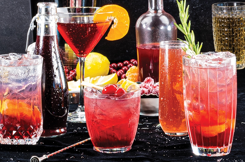 Cranberry Orange Shrub