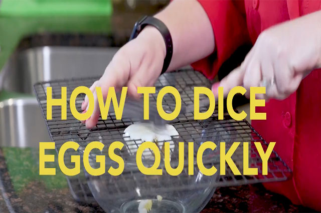 Quick Tip: Dice Eggs Quickly