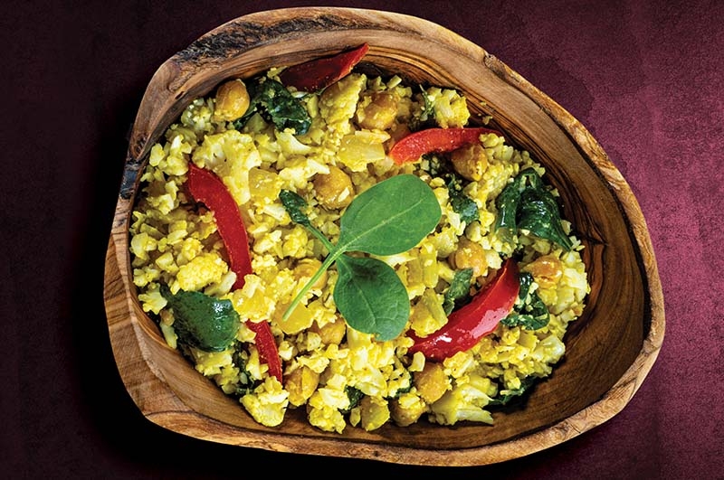 Curry Cauliflower Fried Rice