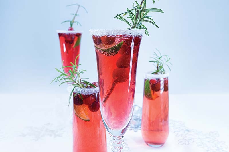 Cranberry Champagne Cocktail