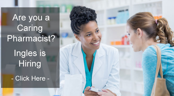 Caring Pharmacist? Ingles is hiring