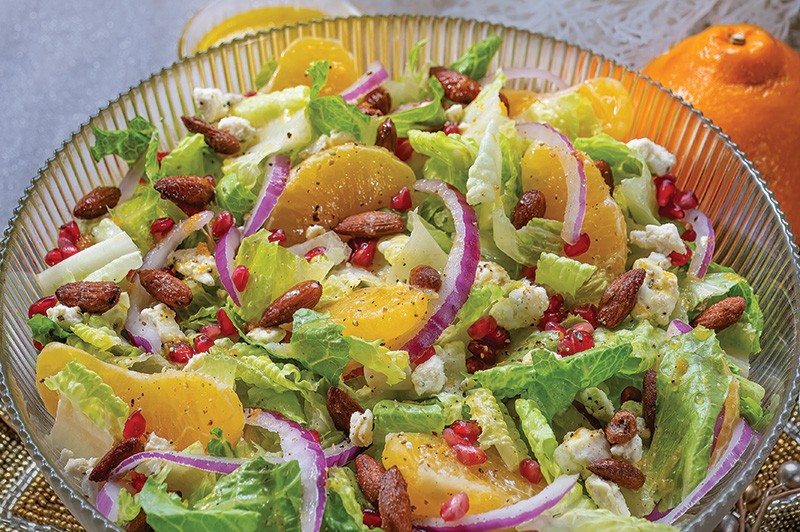 Bowl of Orange Pomegranate Salad