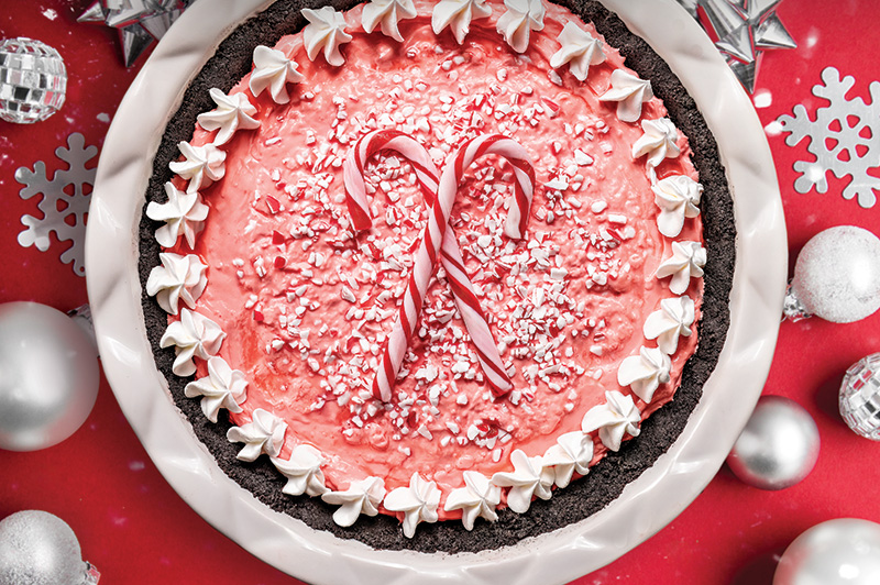 No Bake Peppermint Pie