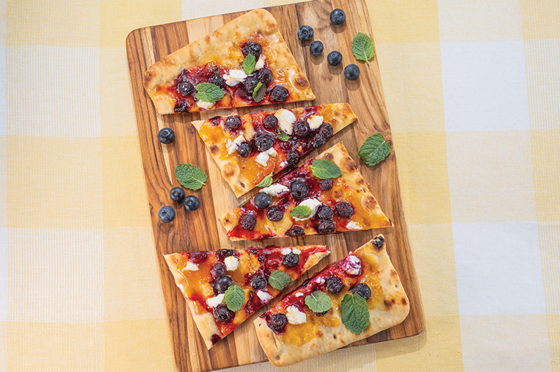 Blueberry & Goat Cheese Flatbread