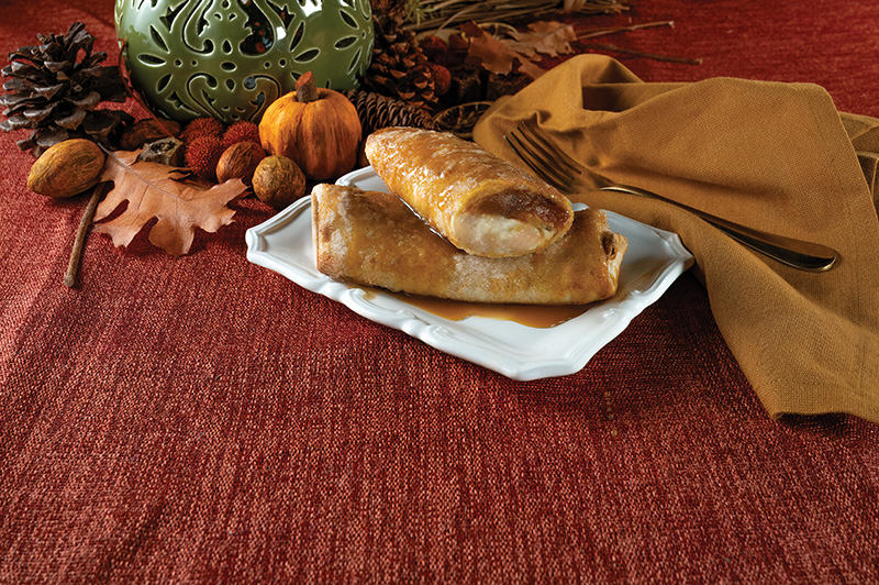 Pumpkin Cheesecake Chimichangas