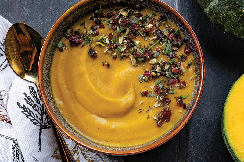 Bowl of Pumpkin Soup