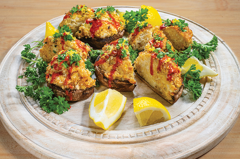 Crab Stuffed Portabella Mushrooms
