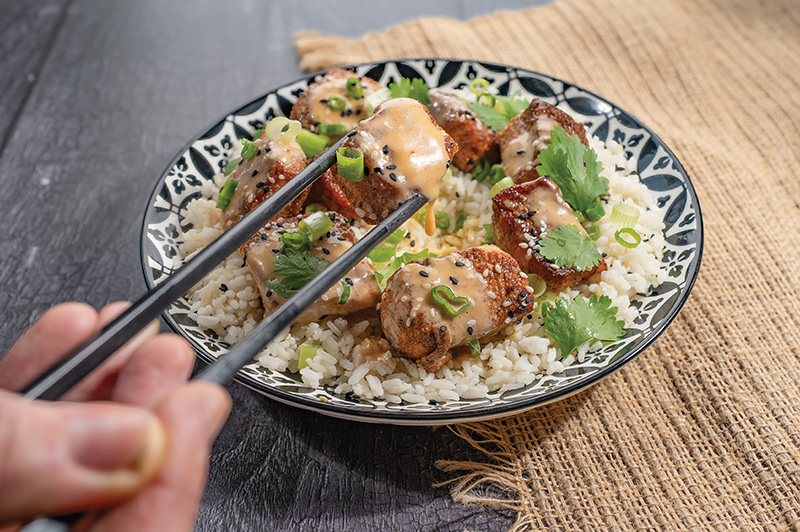 Bang Bang Salmon Bites