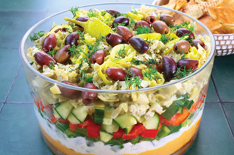 9 Layer Greek Dip