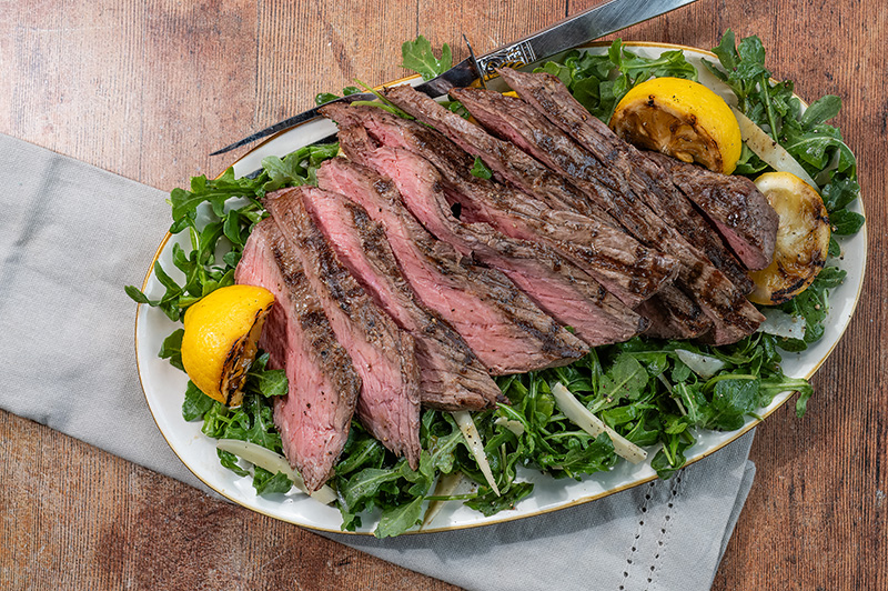 London Broil and Arugula Salad