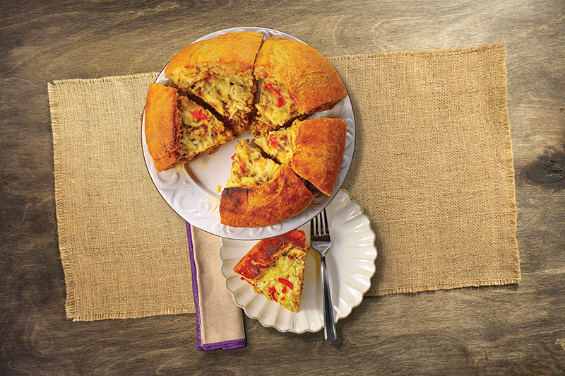 Italian Breakfast Bowl on wooden table